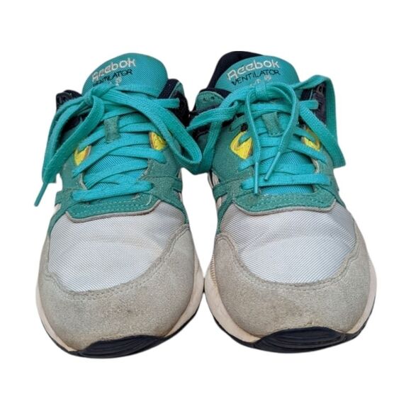Reebok Women’s Ventilator Hexalite Green/Navy Blue Sneakers SZ 8 - Picture 2 of 9